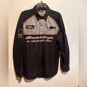 Men’s long sleeve screaming eagle shirt